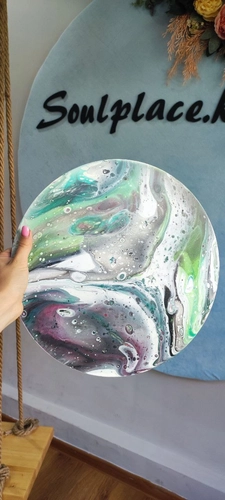 Мастер-класс по технике Флюид Арт от Fluid Art | Алматы